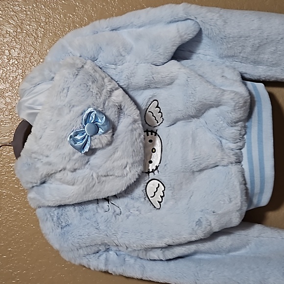 Hello Kitty and Friends faux fur coat size M NWT - Picture 11 of 14